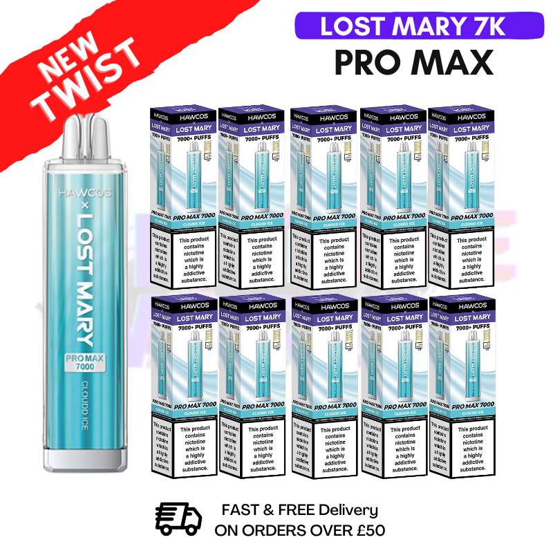 Cloudd ICE Lost Mary Pro Max 7K Box Of 10