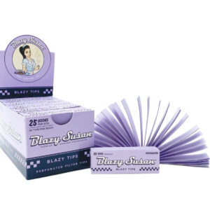 Blazy Susan Perforated Filter Tips - Purple