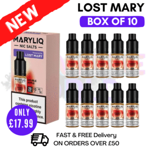 Double Apple MaryLiq Nic Salt BOX OF 10