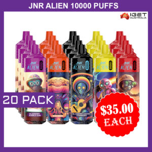 JNR ALIEN 10000 PUFFS – 20 PACK