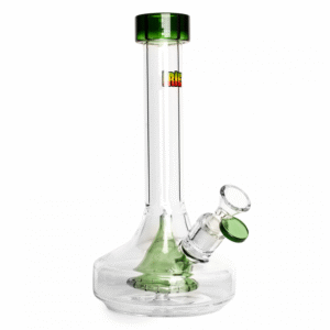 9.5" Irie Bell Base w/ Bell Perc Bong - Green