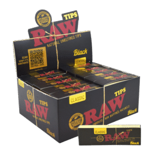 RAW Classic Filter Tips - Black Classic