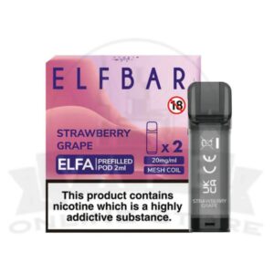 Strawberry Grape Elfa Pre-filled Pods By Elf Bar