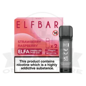 Strawberry Raspberry Elfa Pre-filled Pods By Elf Bar