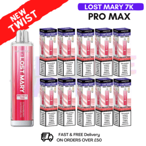 Strawberry Watermelon Lost Mary Pro Max 7K Box Of 10