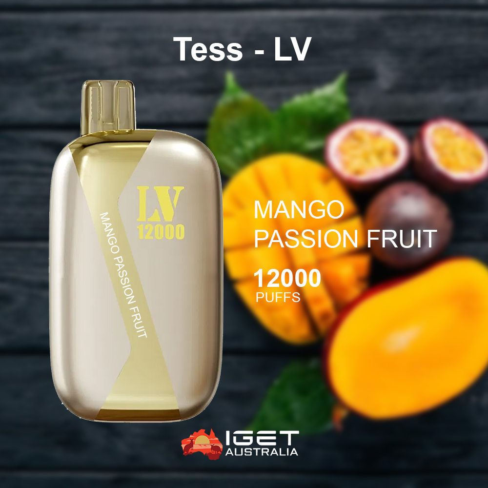 TESS-LV MANGO PASSION FRUIT – 12000 PUFFS