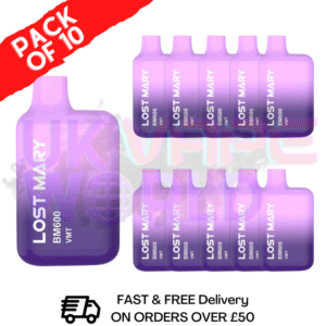 VMT (NEW) Lost Mary 600 Puff Bars Pack Of 10 BM600
