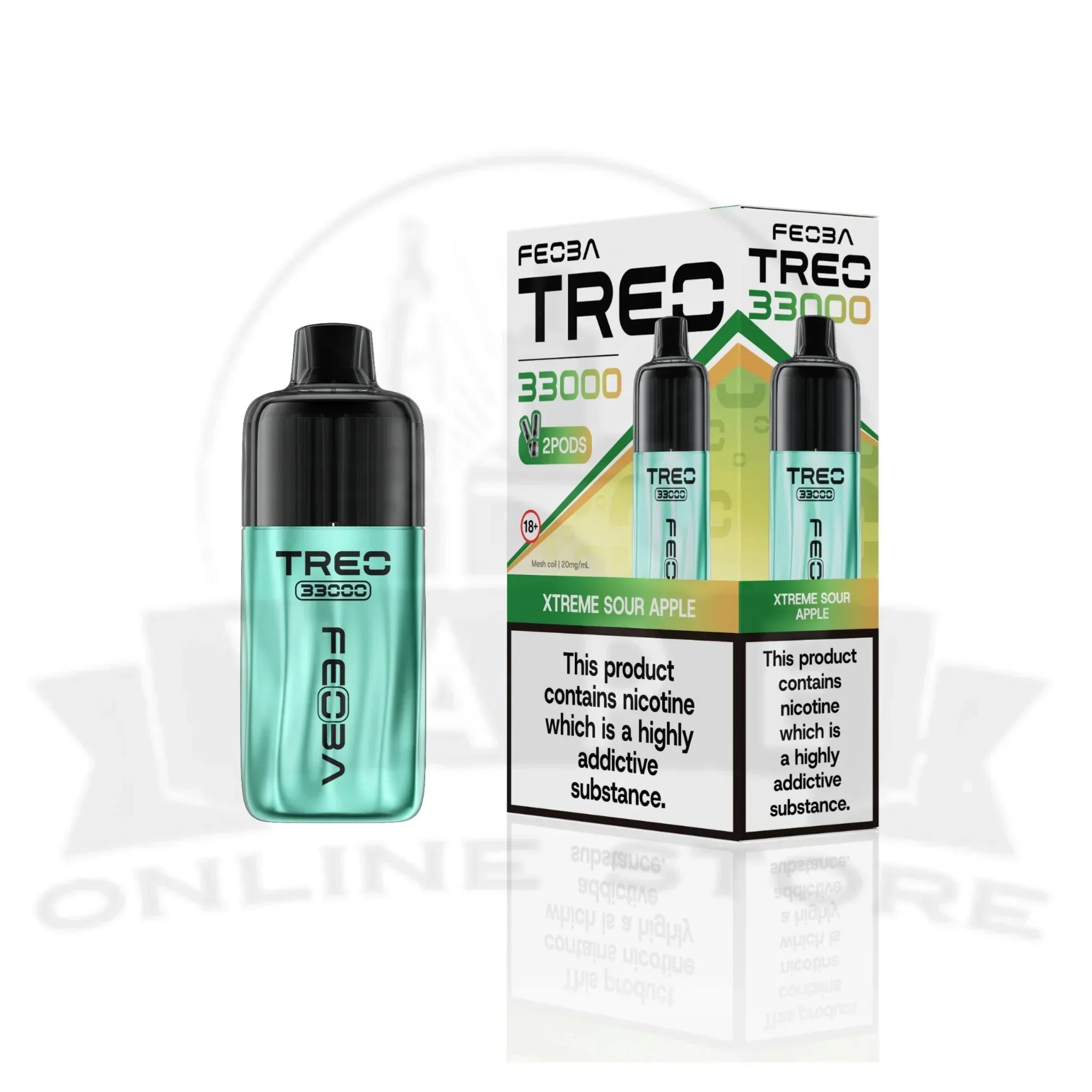 feoba treo 33000 puffs prefilled pod kit