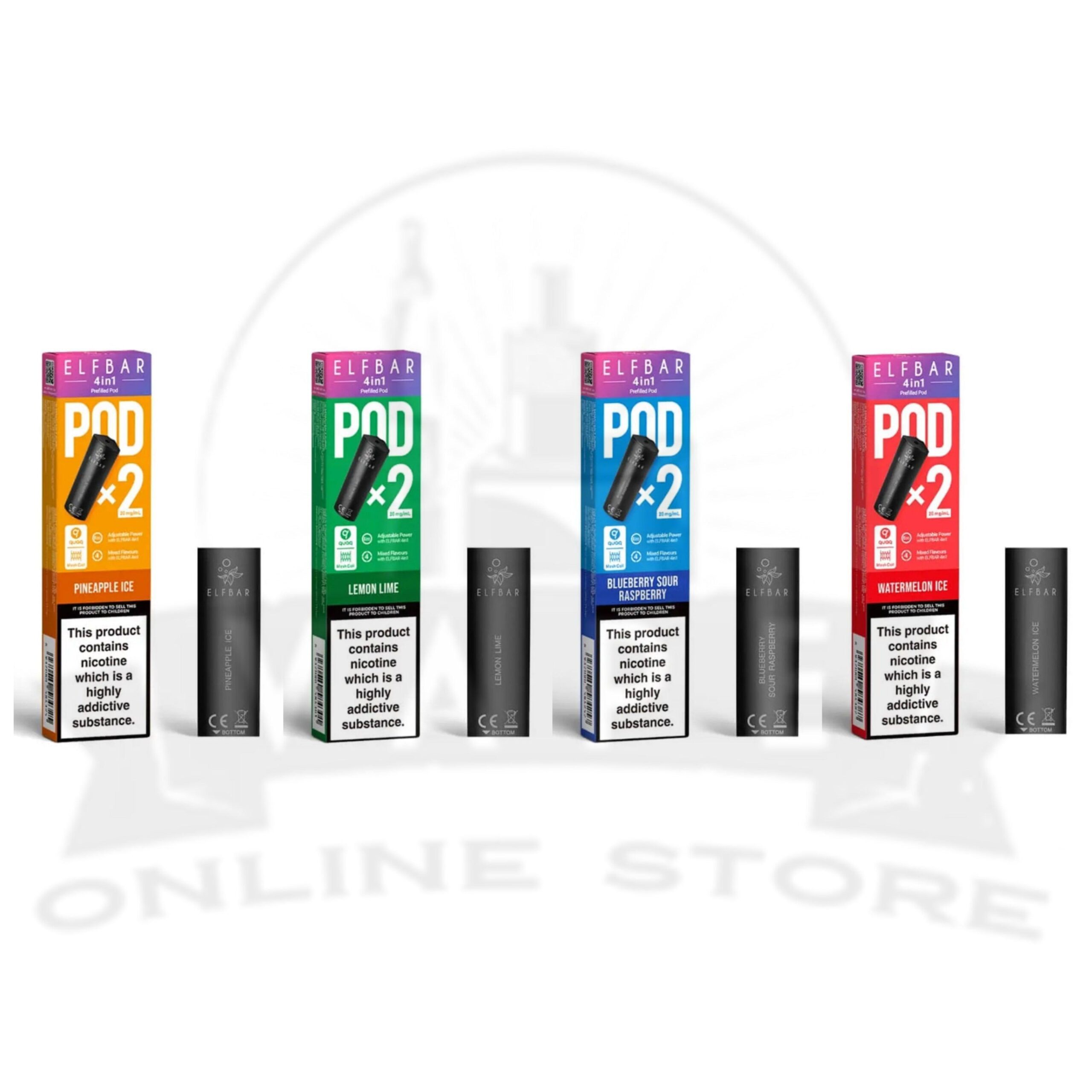Elf Bar 4in1 Prefilled Pods | Pack Of 2