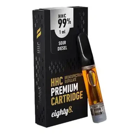 Recarga HHC 99% Sour Diesel 1ML – Eighty8
