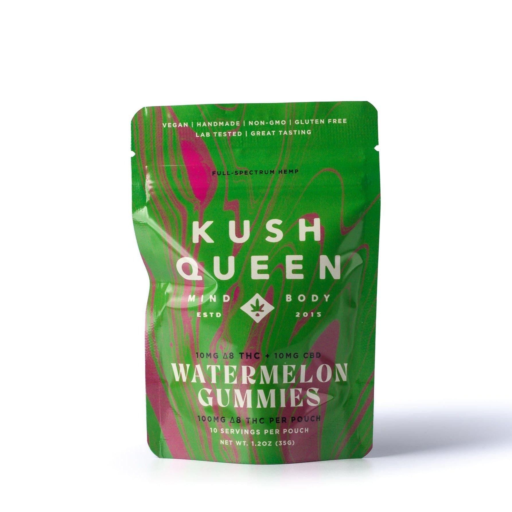 Watermelon Delta 8 THC + CBD Gummies - Image 2