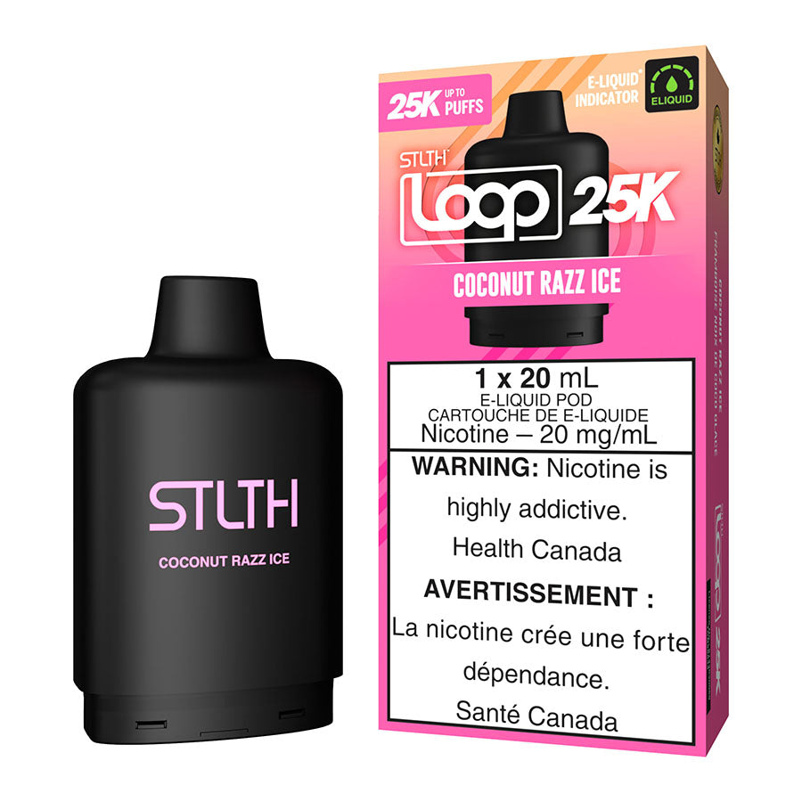 STLTH Loop 25K E-Liquid Pod Pack - Coconut Razz Ice