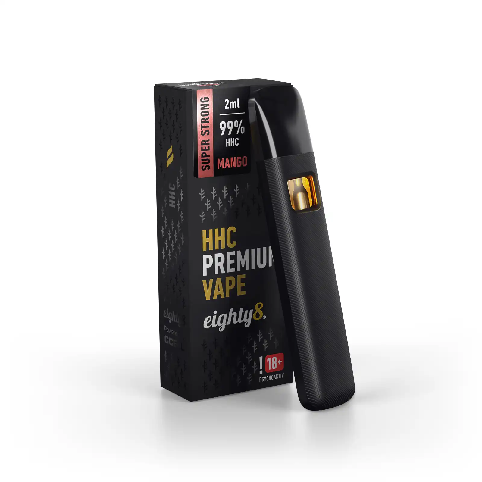 Vape HHC 99% Mango 2ML Super Strong- Eighty8