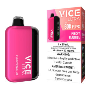 Vice Ultra Disposable Vape Device - Punchy Peach Ice